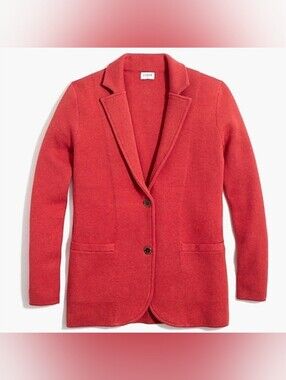 J. Crew Sweater-blazer, Heather Brick, Size XL